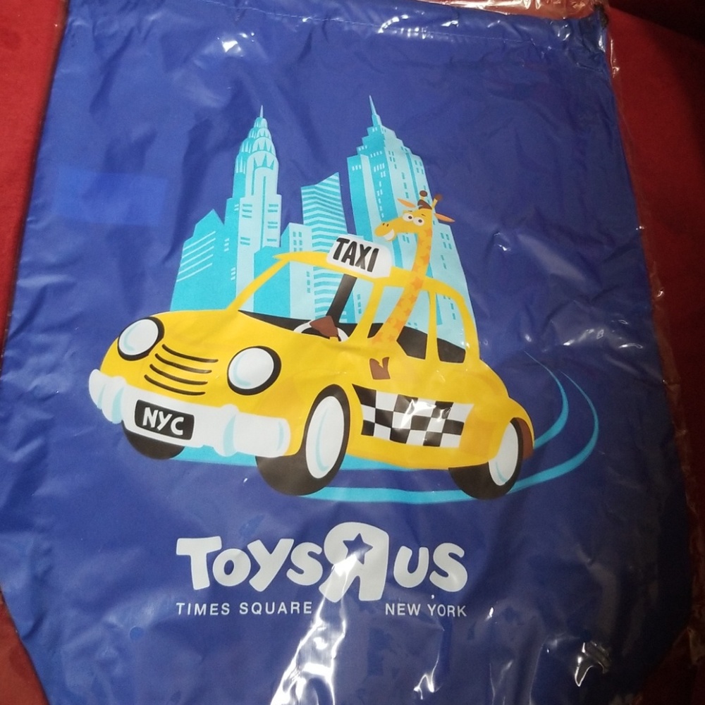 Toys R Us drawstring bag